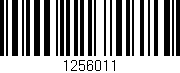 Código de barras (EAN, GTIN, SKU, ISBN): '1256011'