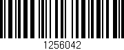Código de barras (EAN, GTIN, SKU, ISBN): '1256042'