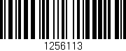 Código de barras (EAN, GTIN, SKU, ISBN): '1256113'