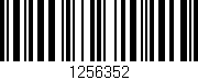 Código de barras (EAN, GTIN, SKU, ISBN): '1256352'