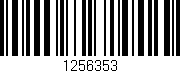 Código de barras (EAN, GTIN, SKU, ISBN): '1256353'