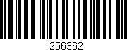 Código de barras (EAN, GTIN, SKU, ISBN): '1256362'