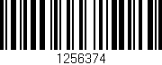 Código de barras (EAN, GTIN, SKU, ISBN): '1256374'