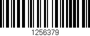 Código de barras (EAN, GTIN, SKU, ISBN): '1256379'