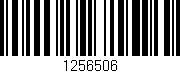 Código de barras (EAN, GTIN, SKU, ISBN): '1256506'