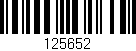 Código de barras (EAN, GTIN, SKU, ISBN): '125652'