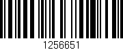Código de barras (EAN, GTIN, SKU, ISBN): '1256651'