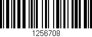 Código de barras (EAN, GTIN, SKU, ISBN): '1256708'