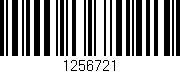 Código de barras (EAN, GTIN, SKU, ISBN): '1256721'