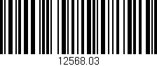 Código de barras (EAN, GTIN, SKU, ISBN): '12568.03'