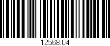 Código de barras (EAN, GTIN, SKU, ISBN): '12568.04'