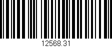 Código de barras (EAN, GTIN, SKU, ISBN): '12568.31'