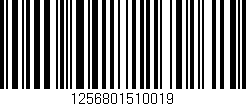 Código de barras (EAN, GTIN, SKU, ISBN): '1256801510019'