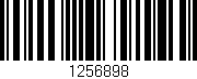 Código de barras (EAN, GTIN, SKU, ISBN): '1256898'