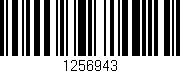 Código de barras (EAN, GTIN, SKU, ISBN): '1256943'