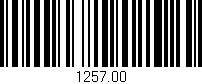 Código de barras (EAN, GTIN, SKU, ISBN): '1257.00'