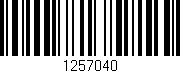Código de barras (EAN, GTIN, SKU, ISBN): '1257040'