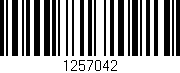 Código de barras (EAN, GTIN, SKU, ISBN): '1257042'