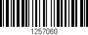 Código de barras (EAN, GTIN, SKU, ISBN): '1257060'
