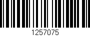 Código de barras (EAN, GTIN, SKU, ISBN): '1257075'