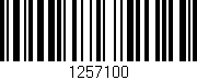 Código de barras (EAN, GTIN, SKU, ISBN): '1257100'