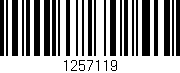 Código de barras (EAN, GTIN, SKU, ISBN): '1257119'