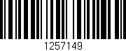 Código de barras (EAN, GTIN, SKU, ISBN): '1257149'