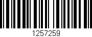 Código de barras (EAN, GTIN, SKU, ISBN): '1257259'