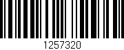 Código de barras (EAN, GTIN, SKU, ISBN): '1257320'
