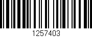 Código de barras (EAN, GTIN, SKU, ISBN): '1257403'
