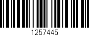 Código de barras (EAN, GTIN, SKU, ISBN): '1257445'