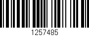 Código de barras (EAN, GTIN, SKU, ISBN): '1257485'