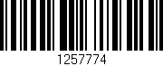 Código de barras (EAN, GTIN, SKU, ISBN): '1257774'