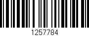 Código de barras (EAN, GTIN, SKU, ISBN): '1257784'