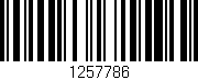 Código de barras (EAN, GTIN, SKU, ISBN): '1257786'