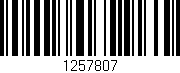 Código de barras (EAN, GTIN, SKU, ISBN): '1257807'
