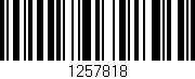 Código de barras (EAN, GTIN, SKU, ISBN): '1257818'