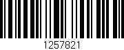 Código de barras (EAN, GTIN, SKU, ISBN): '1257821'
