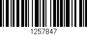 Código de barras (EAN, GTIN, SKU, ISBN): '1257847'