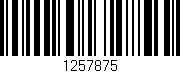 Código de barras (EAN, GTIN, SKU, ISBN): '1257875'