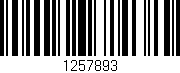 Código de barras (EAN, GTIN, SKU, ISBN): '1257893'