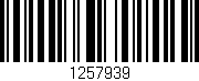 Código de barras (EAN, GTIN, SKU, ISBN): '1257939'