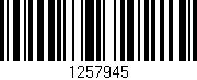 Código de barras (EAN, GTIN, SKU, ISBN): '1257945'
