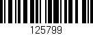 Código de barras (EAN, GTIN, SKU, ISBN): '125799'