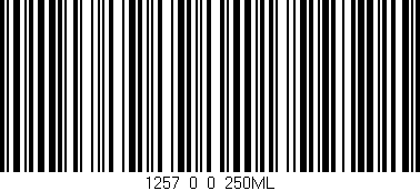 Código de barras (EAN, GTIN, SKU, ISBN): '1257_0_0_250ML'