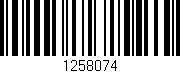 Código de barras (EAN, GTIN, SKU, ISBN): '1258074'