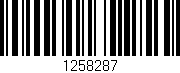 Código de barras (EAN, GTIN, SKU, ISBN): '1258287'