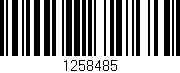 Código de barras (EAN, GTIN, SKU, ISBN): '1258485'