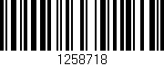 Código de barras (EAN, GTIN, SKU, ISBN): '1258718'