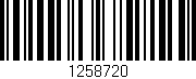Código de barras (EAN, GTIN, SKU, ISBN): '1258720'